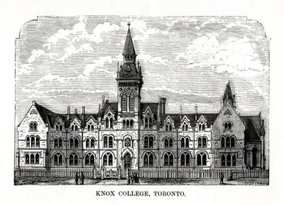 Knox College, Toronto, Ontário, Canadá, século XIX de Unbekannt