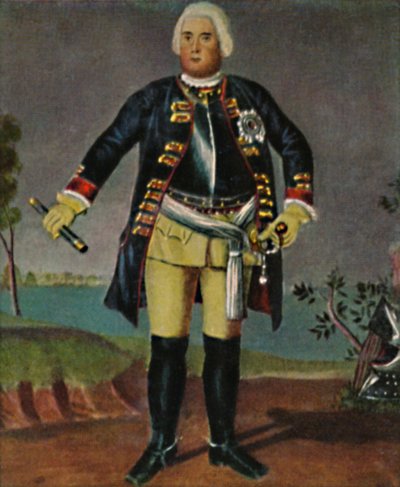 Rei Friedrich Wilhelm I v. Prússia 1688-1740. - Gravura após a pintura de Weidemann, 1934. de Unbekannt