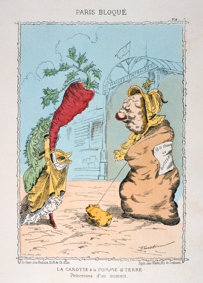 Cenoura e batata, 1870-1871 de Unbekannt