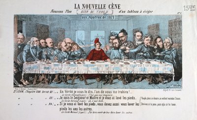 La Nouvelle Cene, Comuna de Paris, 1871 de Unbekannt