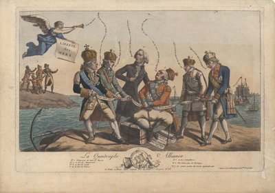 A Aliança Quádrupla, 1800. de Unbekannt
