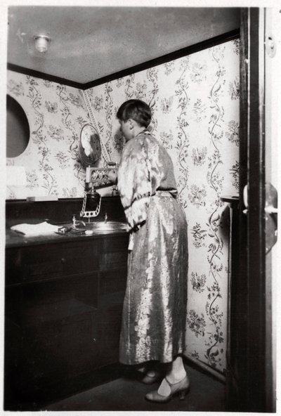 Banheiro para mulheres, Zeppelin LZ 127 Graf Zeppelin, 1933 de Unbekannt