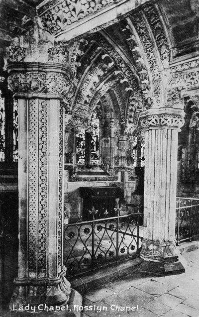 Lady Chapel, Rosslyn Chapel, Midlothian, Escócia, século XX de Unbekannt