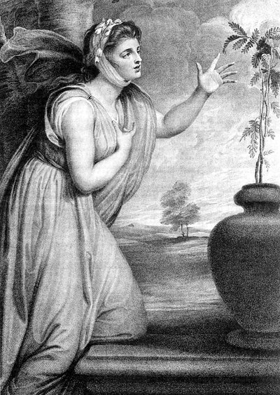 Lady Emma Hamilton, esposa de Sir William Hamilton e amante de Horatio Nelson de Unbekannt