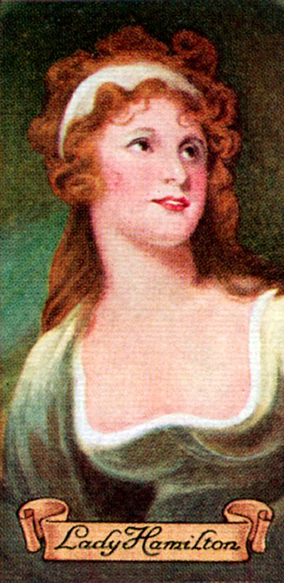 Lady Hamilton, tirada de uma série de cartões de cigarro, 1935 de Unbekannt