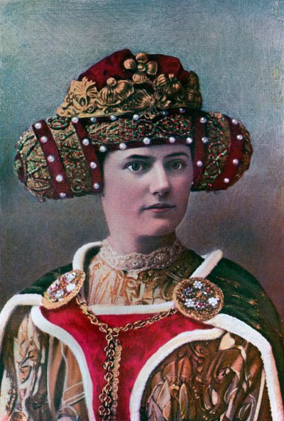 Cocar de Ladys, século XIV, 1910 de Unbekannt