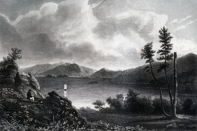Lake George, Nova Iorque, 1855 de Unbekannt