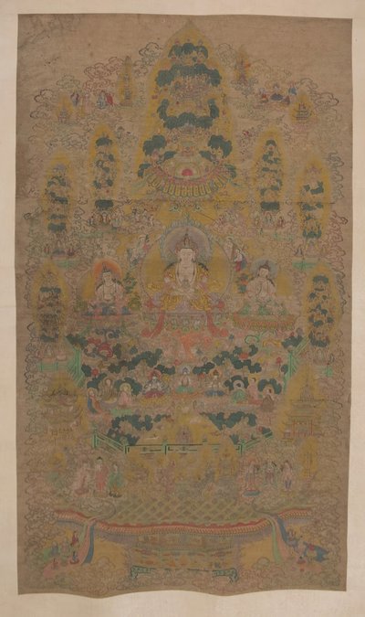 Mandala lamaísta, século XVII. de Unbekannt