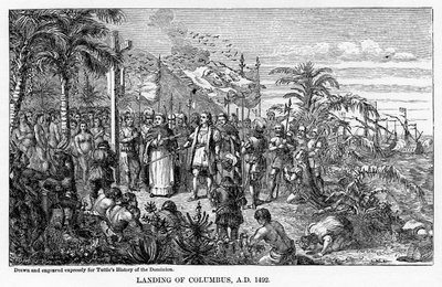 Aterragem de Columbus, 1492 dC, 1877 de Unbekannt