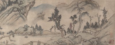Paisagem, início do século XX, data espúria de 1577. de Unbekannt
