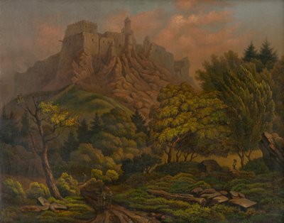 Paisagem com castelo de Unbekannt