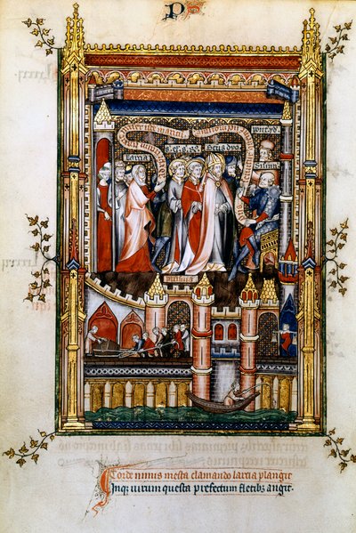 Larcia acusa St Denis, 1317 de Unbekannt