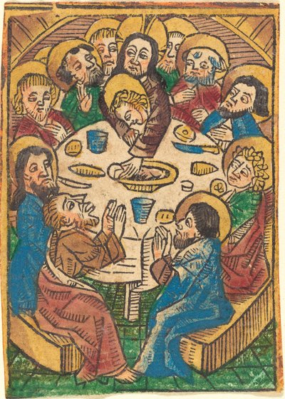 Última Ceia, c. 1490. de Unbekannt