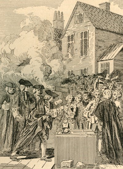 Colocando a pedra fundamental da ponte de Blackfriars, 1760, 1897. de Unbekannt