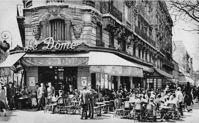 Le Dôme, Boulevard du Montparnasse. de Unbekannt