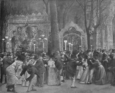 Le Jardin Du Bal Bullier, 1900 de Unbekannt