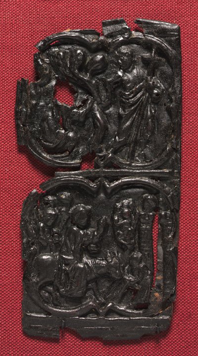 Painel de couro, c. 1350-1400. de Unbekannt