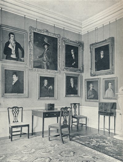 Deixando Retratos na Sala de Estar, 1926 de Unbekannt
