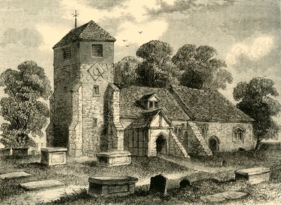 Lee Church em 1795, c1878. de Unbekannt