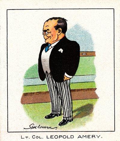 Leopold Charles Maurice Stennett Amery 1873-1955, político conservador inglês, 1929 de Unbekannt
