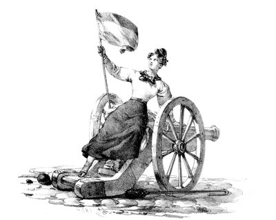 Liberdade, Revolução de 27 a 29 de julho de 1830, Paris de Unbekannt