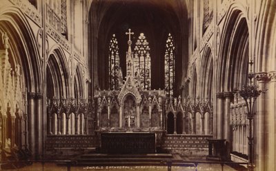 Catedral de Lichfield, Reredos e Altar, 1929. de Unbekannt