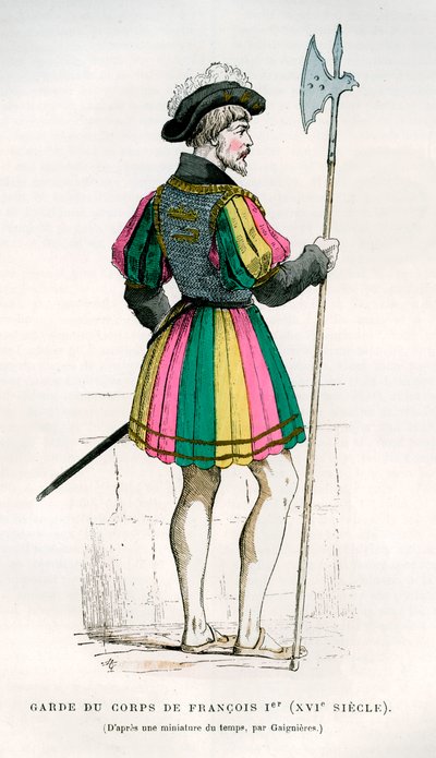 Guarda-vidas ou guarda-costas de Francisco I da França, século XVI 1882-1884 de Unbekannt