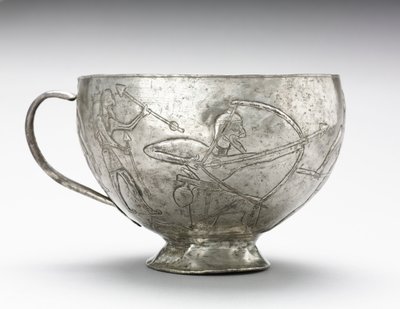 Taça de caça ao leão, 1100-1000 aC. de Unbekannt