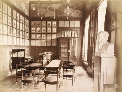 Sala de literatura, Casa da Associação de Literatura e Artes, Rússia, década de 1900 de Unbekannt