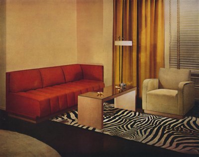 Sala de estar de Walter Dorwin Teague, 1939 de Unbekannt