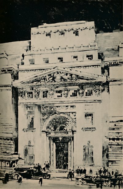 Novo edifício Lloyds: Entrada na rua Leadenhall, 1928 de Unbekannt