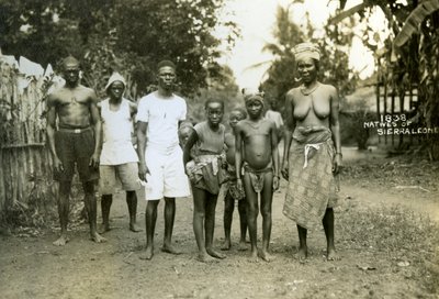 População local, Serra Leoa, século 20 de Unbekannt