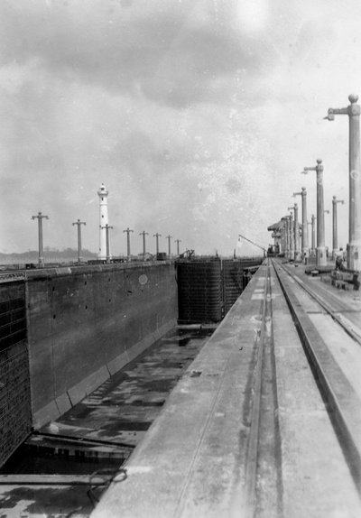 Tranca no Canal do Panamá, 1931 de Unbekannt