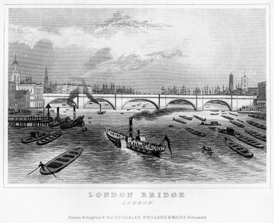 Ponte de Londres, século XIX de Unbekannt