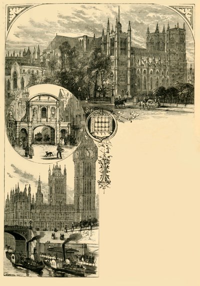 Londres. Westminster e os subúrbios ocidentais, 1881. de Unbekannt