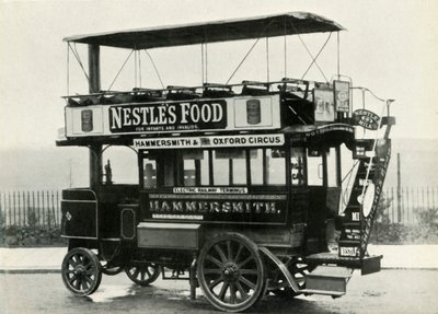 Ônibus a vapor de Londres, 1902, 1947. de Unbekannt