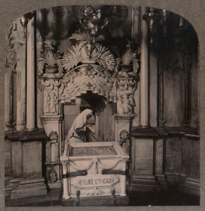 Olhando da Capela do Anjo, para a Santa Sepulcro, Jerusalém, c1900 de Unbekannt