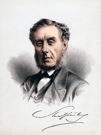 Lord Shaftesbury, estadista inglês, filósofo moral, filantropo e reformador de fábricas, c1880 de Unbekannt