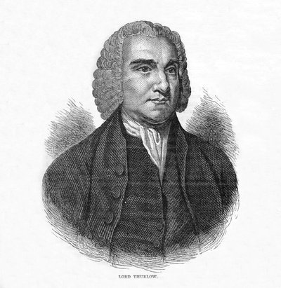 Lord Thurlow, advogado britânico e político conservador, c1800 1878 de Unbekannt
