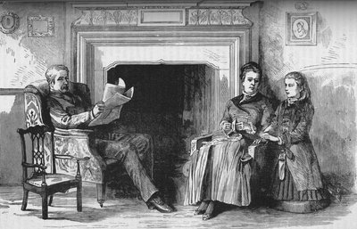Lord e Lady Wolseley e sua filha, c1882-85 de Unbekannt