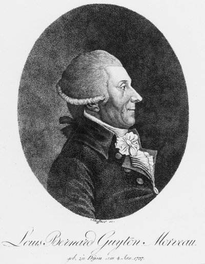 Louis Bernard Guyton Morveau, farmacêutico e advogado francês, c 1800 de Unbekannt