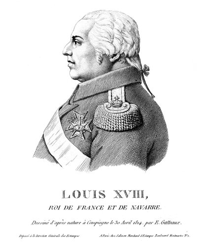Luís XVIII, rei da França, 1814 de Unbekannt