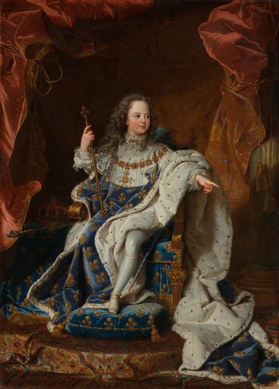 Louis XV 1710-1774 em criança, ca. 1716-24. de Unbekannt