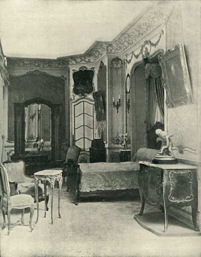 Quarto de Luís XV, realizado por Maison Soubrier, 1903. de Unbekannt