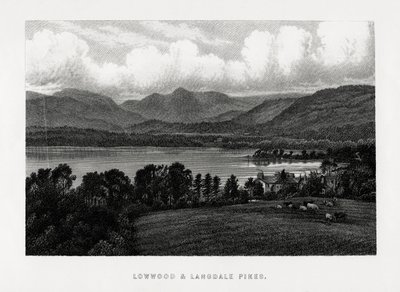 Piques de Lowwood e Langdale, Lake District, Cumbria, 1896 de Unbekannt