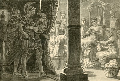 Lucretia Entre Suas Donzelas, 1890. de Unbekannt