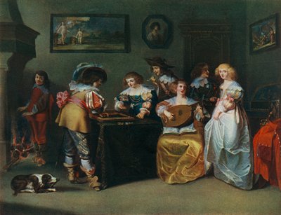 Alaúde, pintor desconhecido do século XVII, 1948 de Unbekannt