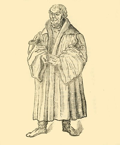 Pregação de Lutero, c1500-1520, 1890. de Unbekannt