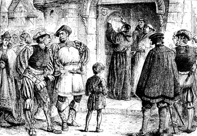 Protesto de Lutero, 1517, 1909 de Unbekannt