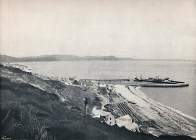 Lyme Regis - o porto, 1895 de Unbekannt